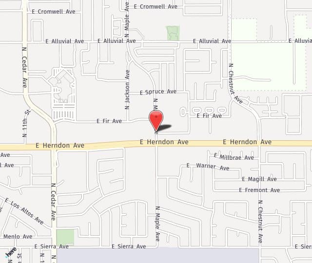 Location Map: 7082 N Maple Avenue Fresno, CA 93720